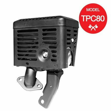 TOMAHAWK POWER Muffler Part for Tomahawk TPC80 Plate Compactor Tamper TPC80-MF